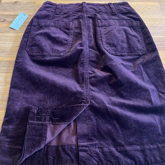 Anthropologie Dark Brown Midi Skirt - Picture 6 of 6